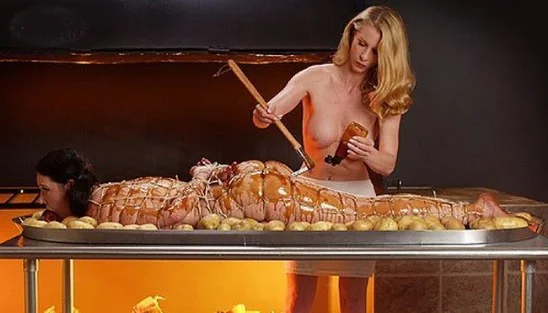 Голые левушки в виде блюд