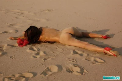 Телочки на пляже