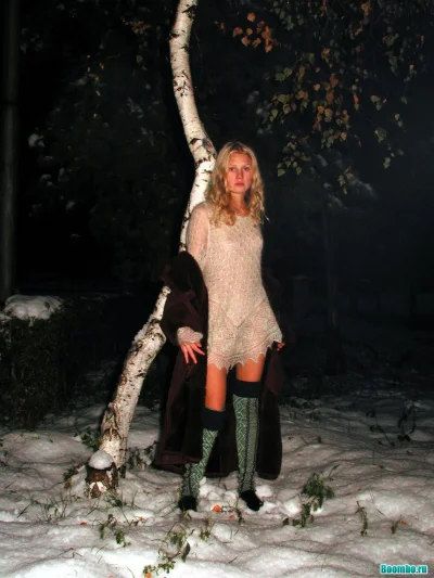 Девушка зима