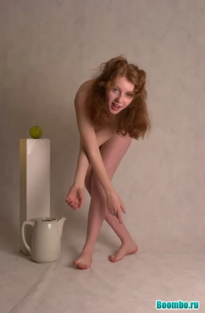 Red-Haired Babe with a Hairy Pussy