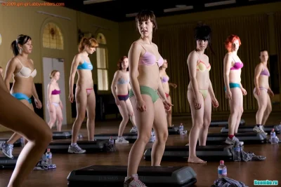 Девушки аэробика без одежды