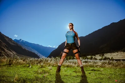 Лара крофт косплей