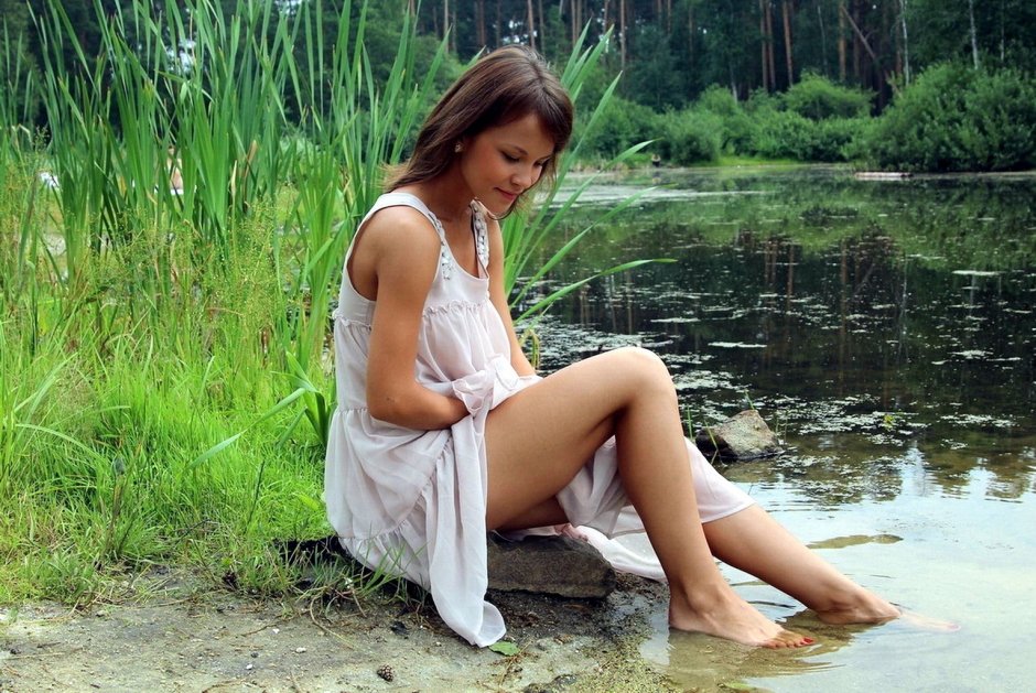 Фотосессия на речке