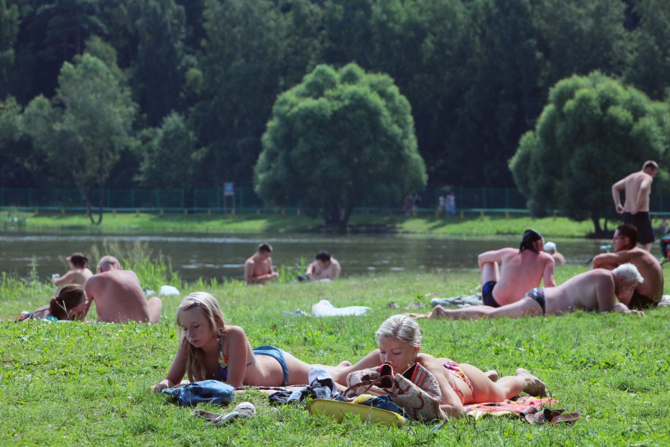 Пляжи москвы