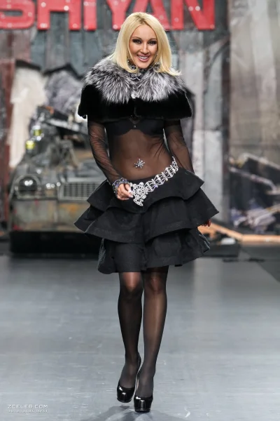 Лера кудрявцева на показе мод