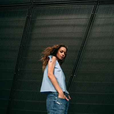 Блуза с рюшами