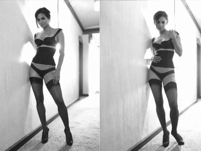 Холли берри в чулках