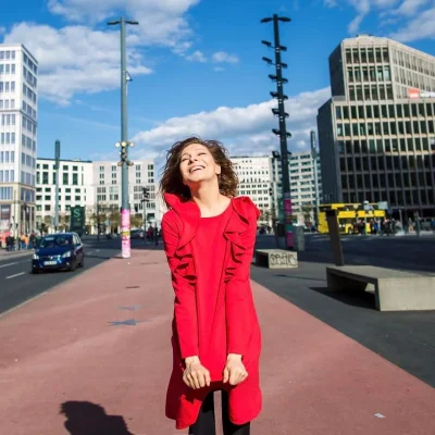 Платье красное