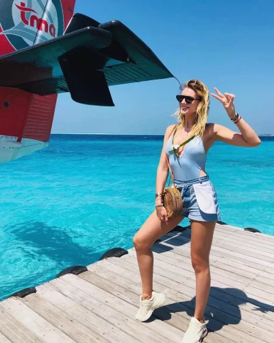 Яна рудковская на мальдивах