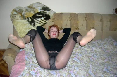 Эротическое любительское в колготках