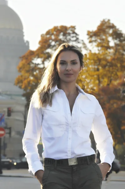 Белая рубашка женская