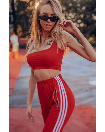 Спортивный костюм женский с топом