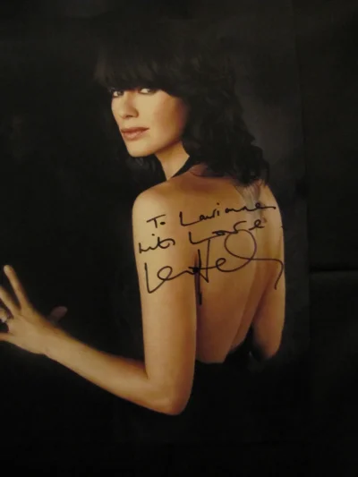 Автограф кэтрин зета джонс