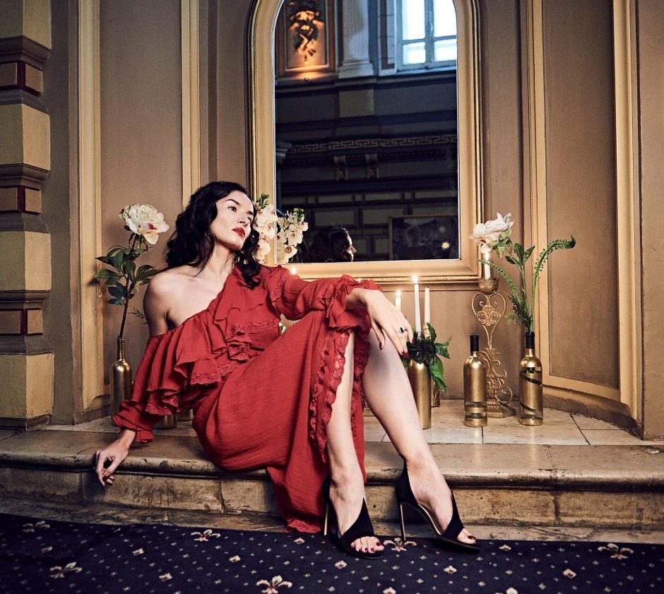 Асимметричное платье