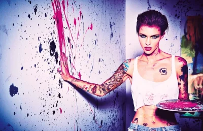 Руби роуз тату