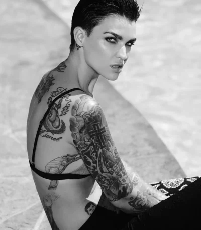 Голая Руби Роуз