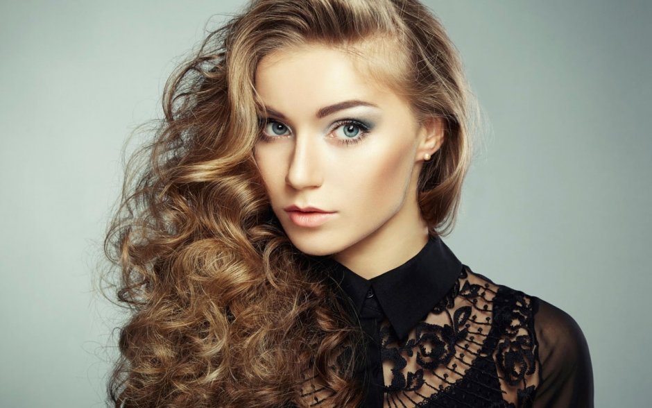 Девушка волосы