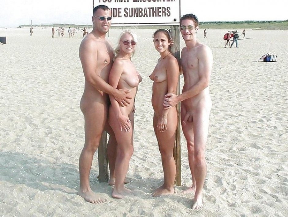 Get naked on the beach