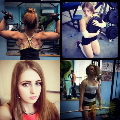 Красивая бодибилдерша