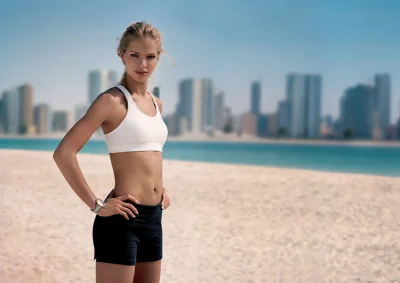 Красивая спортсменка