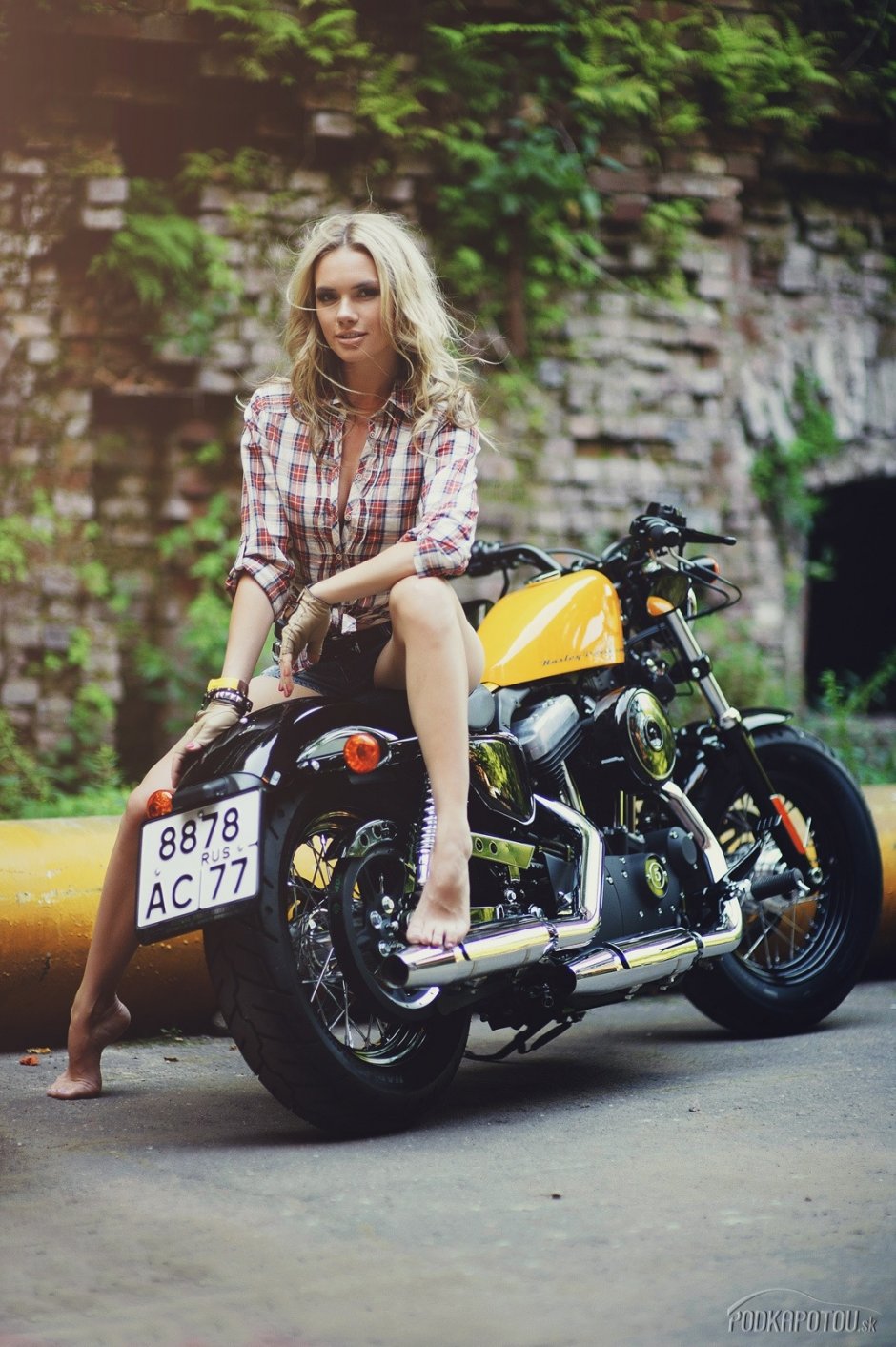 Анастасия трегубова harley davidson