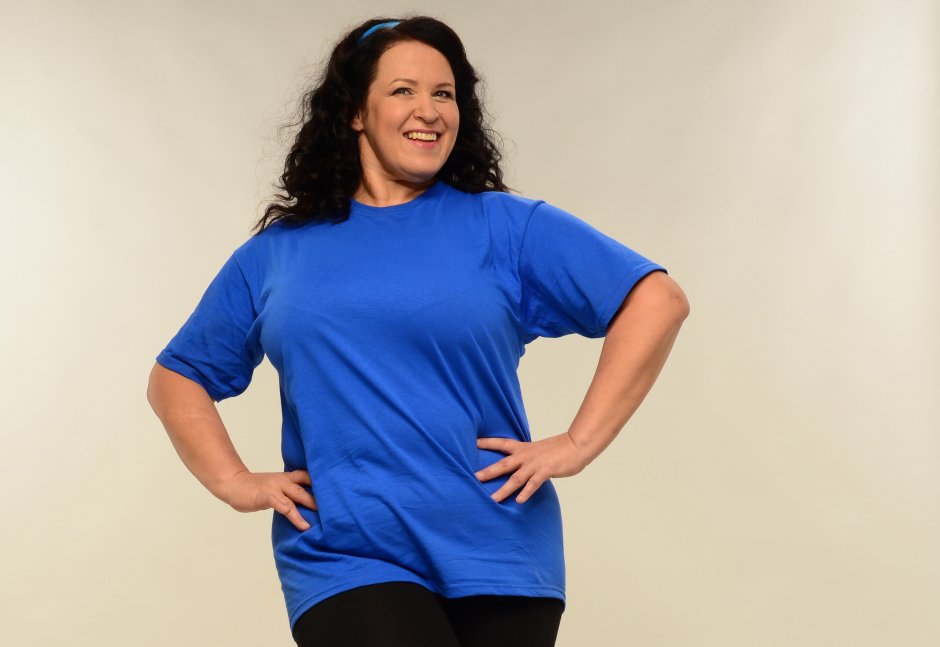 Женская футболка больших размеров