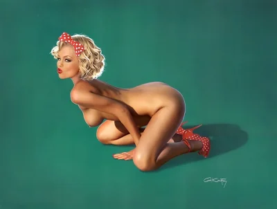 В стиле пин ап