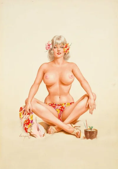 Голые знаменитости в стиле пин ап