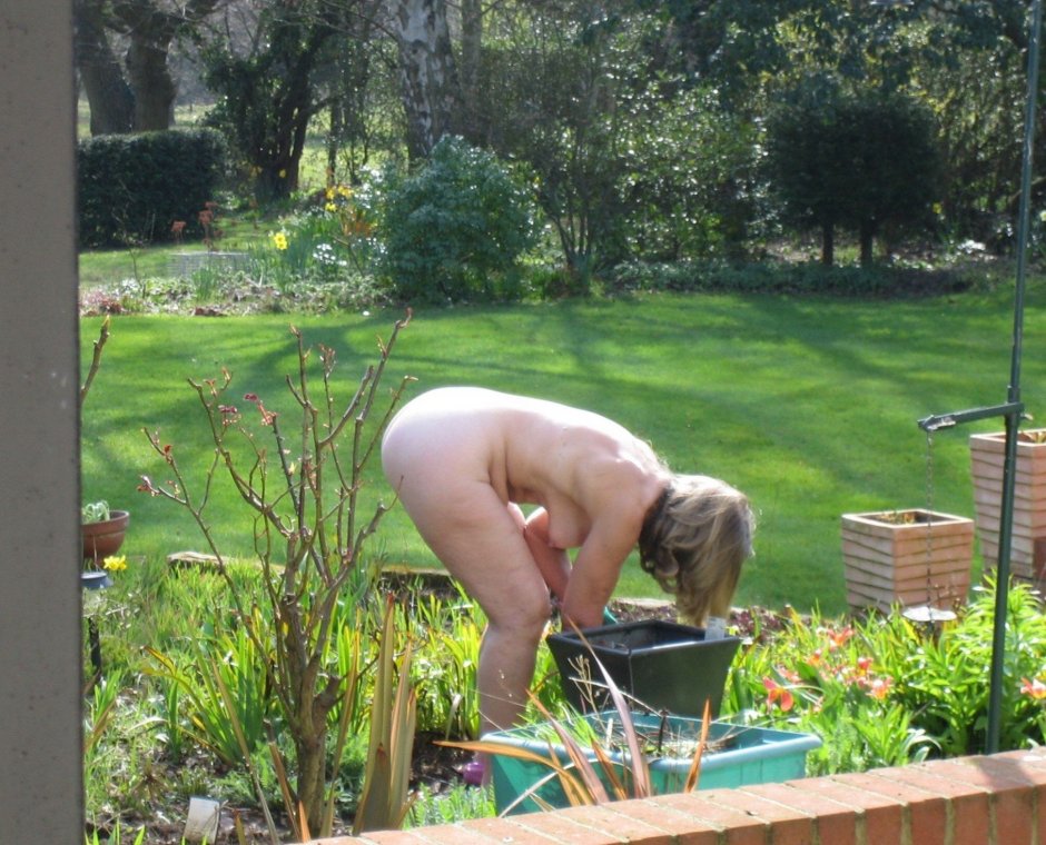 На даче раком