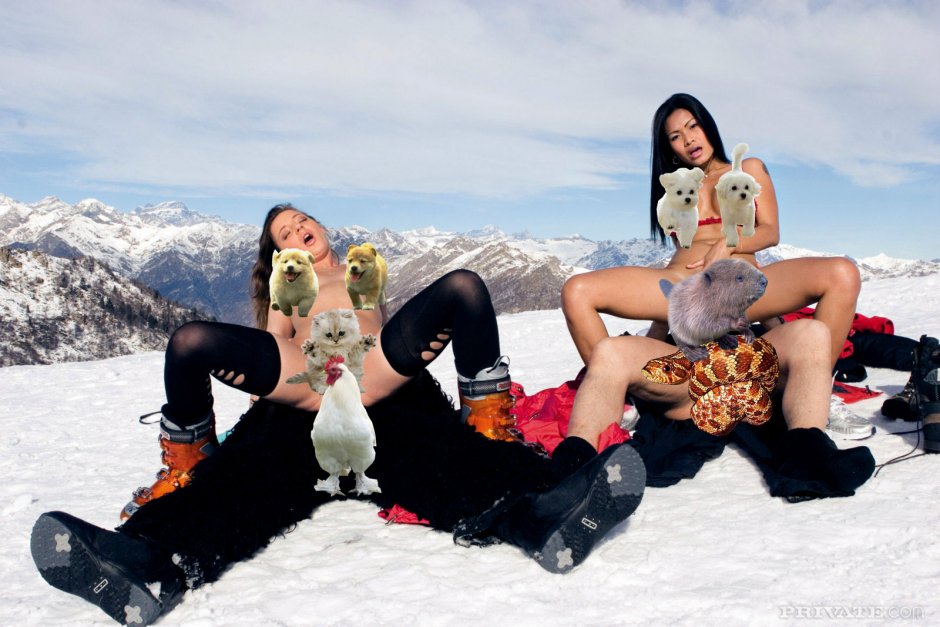 Сноуборд девушка