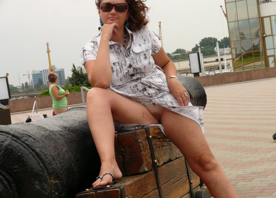 Русские женщины без трусиков