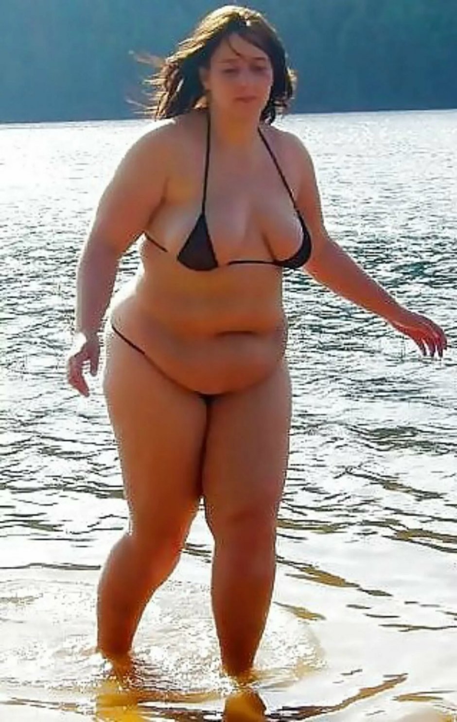 Bbw в купальнике любительское