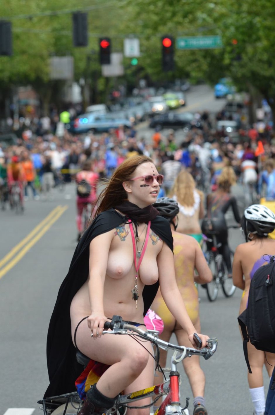 Голый велопробег