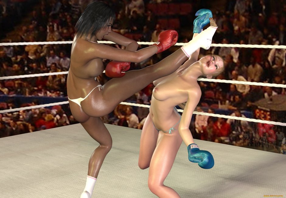 Бокс голых девушек фото