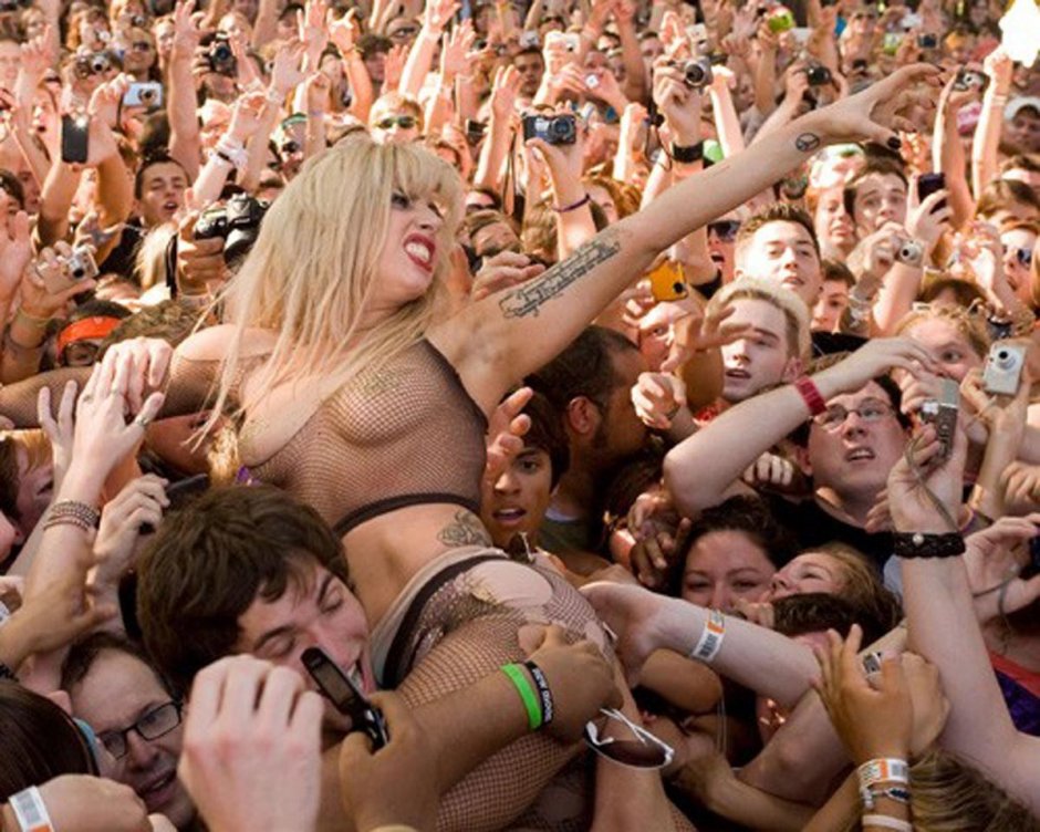 Леди гага на фестивале lollapalooza