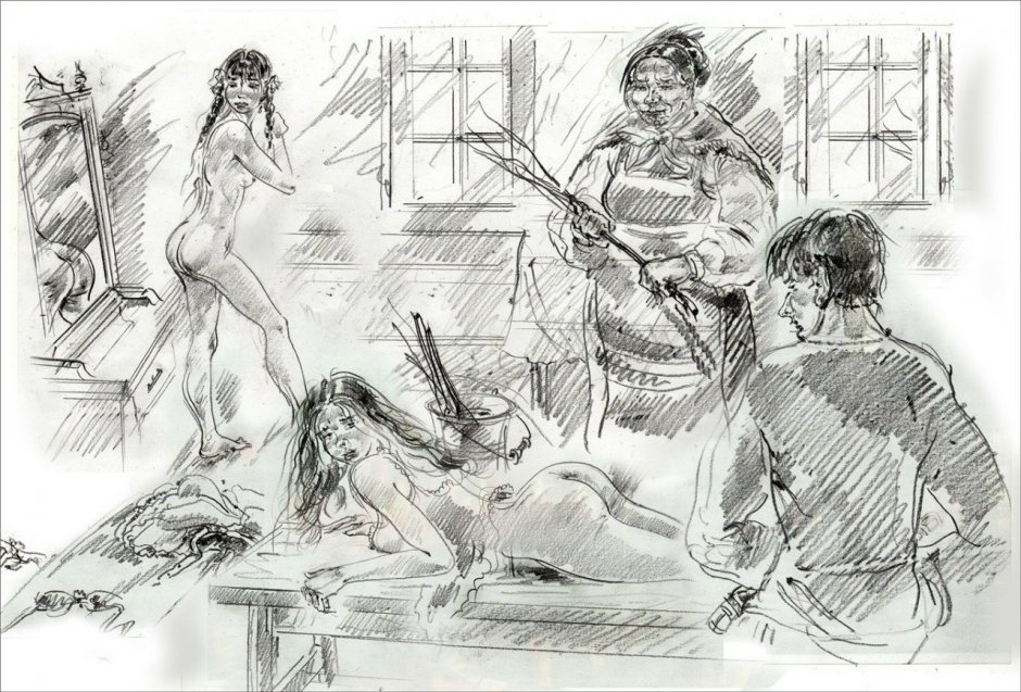 Эротическая порка девушек розгами