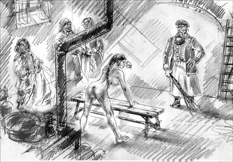 Порка крепостных девок