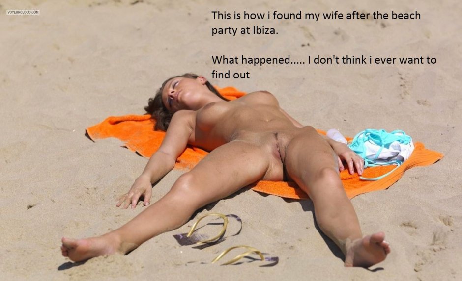 На диком пляже без трусов