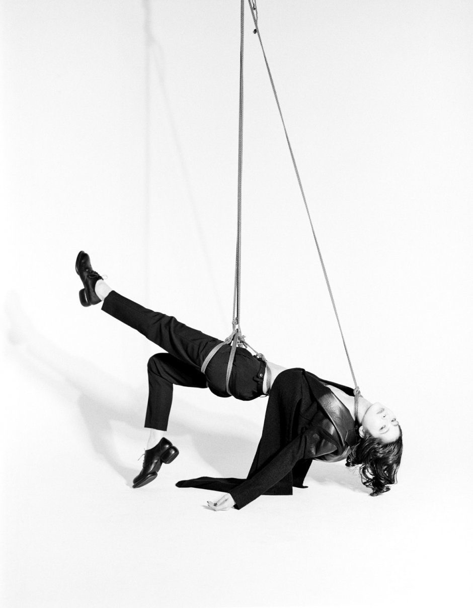 Шибари сложные вязи пожвешанные