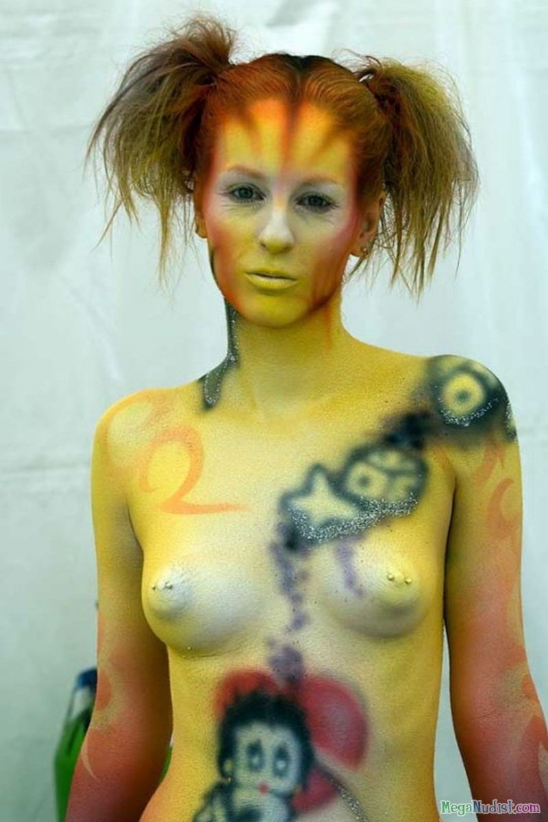 Боди-арт женщины Эротический