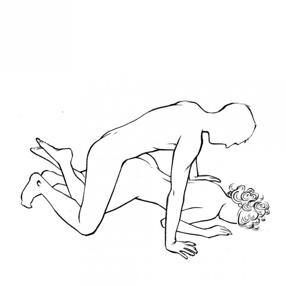 Молодые голые нарисованные парни