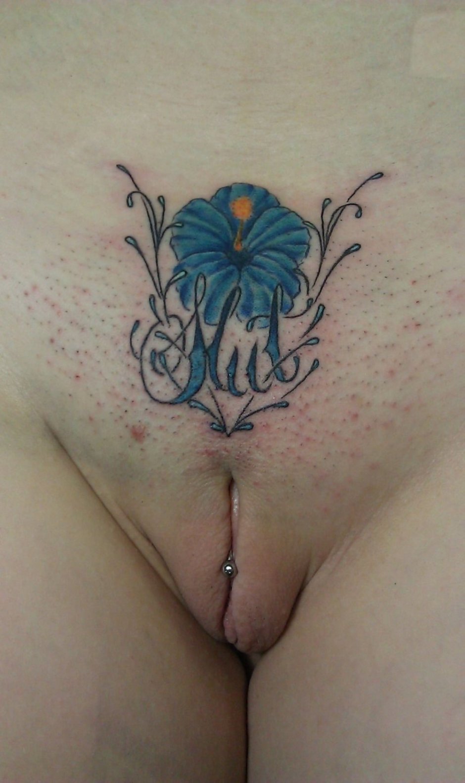 Необычные интимные тату