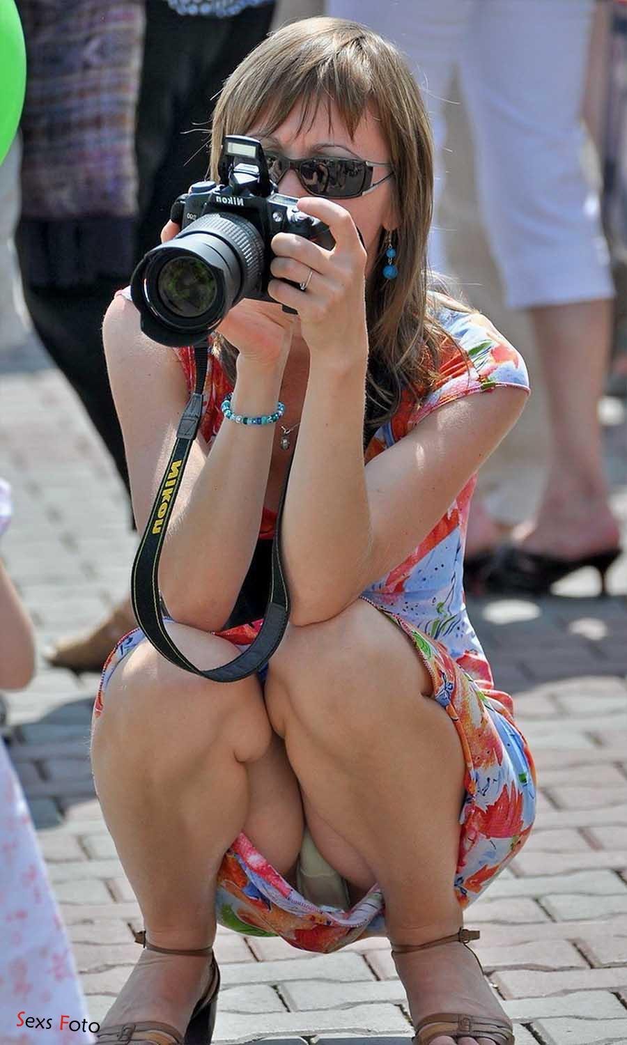 Подсмотрено без трусиков