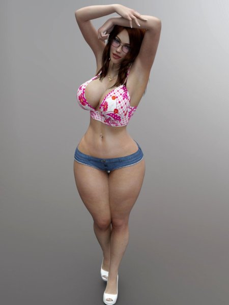 Molly Cavalli in a swimsuit