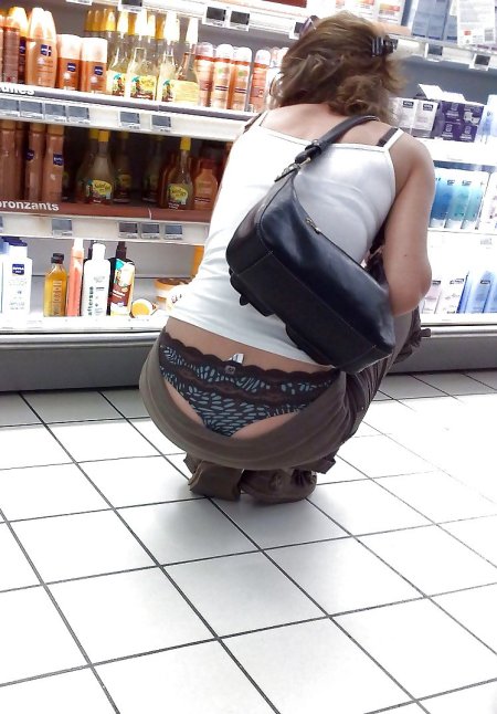 Tights flashed