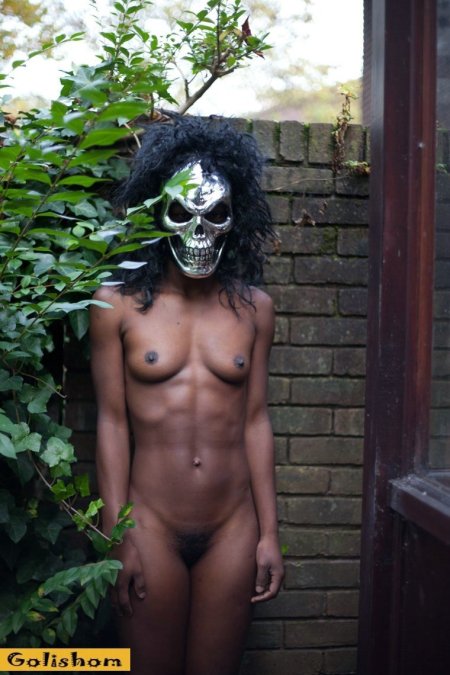 Scary and beautiful naked women