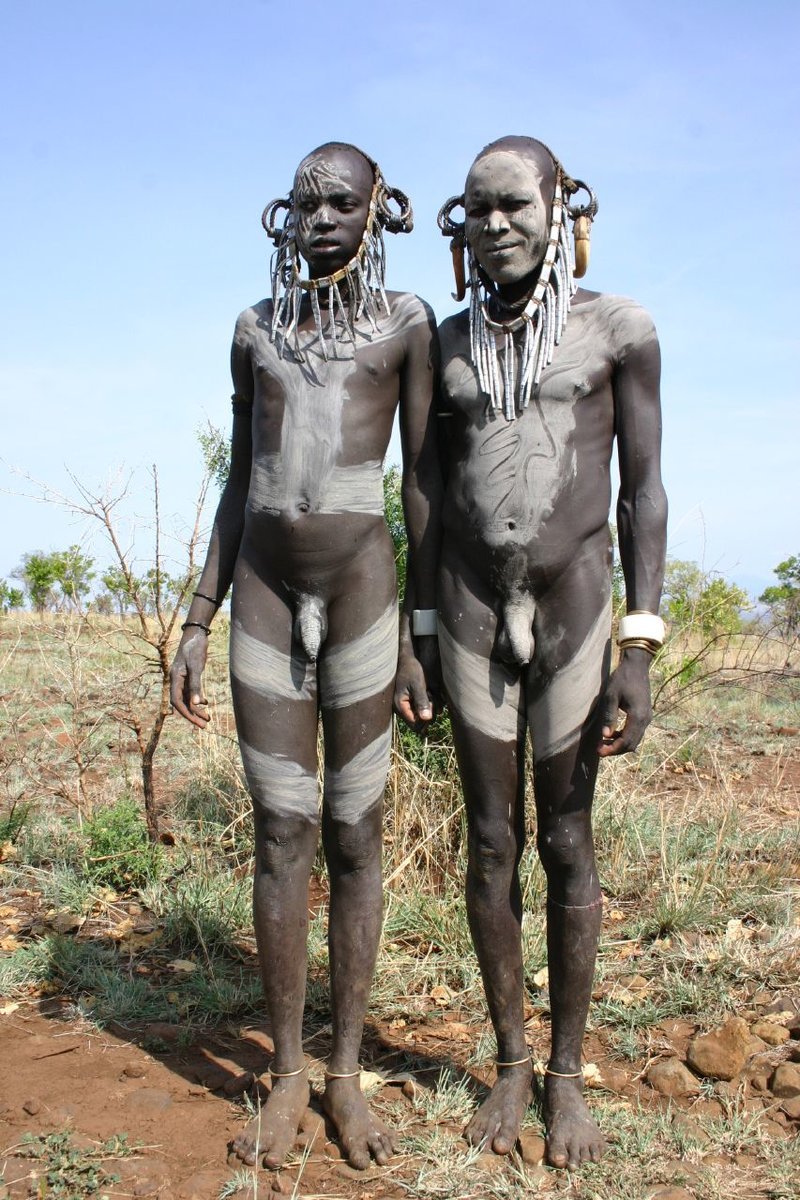 Женщин и мужчин африканских племен голые (62 фото)