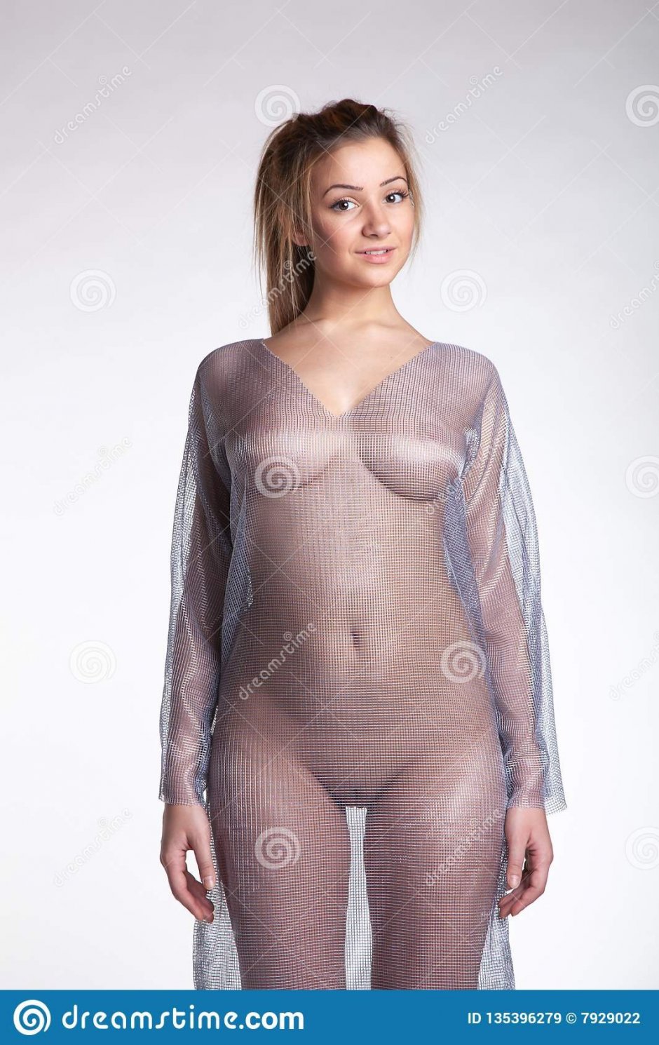 Transparent dress porn
