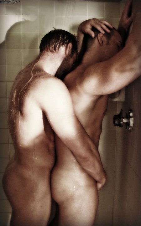 Naked muscled men fucking