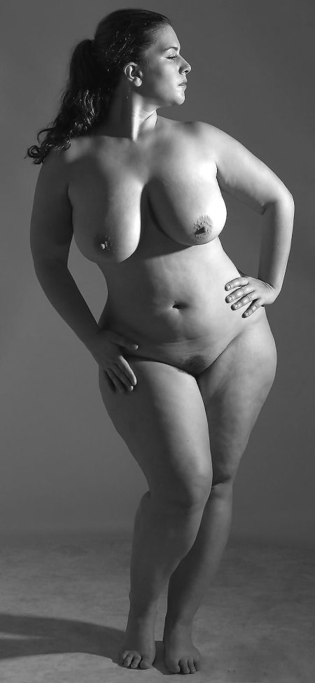 Beautiful naked plus size